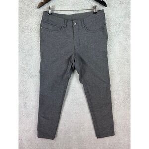 Lululemon‎ Pants Mens 31 Gray ABC Skinny Tech Canvas Casual Athleisure Rugby